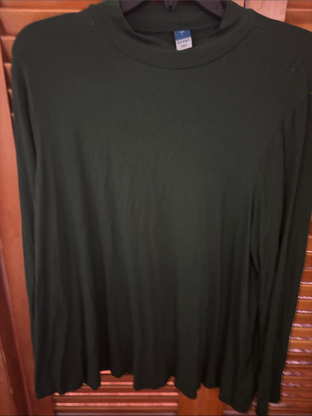Old Navy Women's Long Sleeve Crewneck Tee - Dark Green